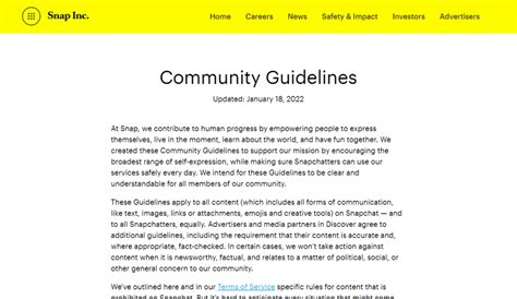 does snapchat allow nsfw|Community Guidelines & Rules 